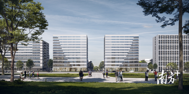 项目效果图。该产业园正着力整合优质资源，打造“科技金融产业”融合发展平台，赋能入园企业发展。 受访单位供图