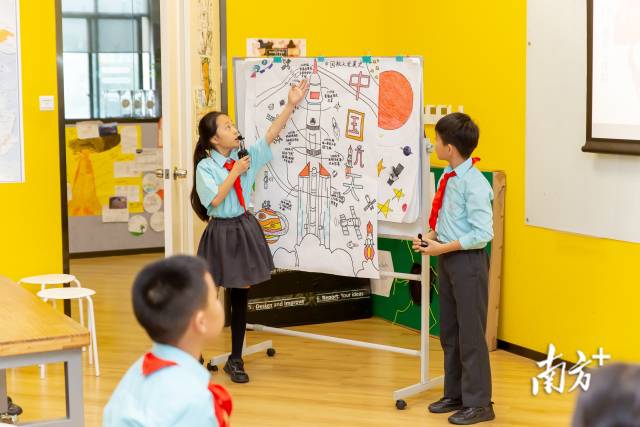 跨学科融合创新课《摘星揽月》。校方供图