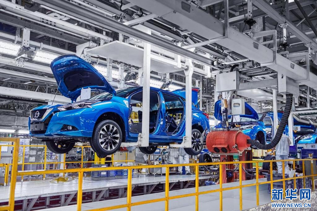 东风日产生产车间。新华网发（供图）