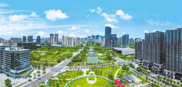 广州南沙蕉门河中心区。（资料图片）