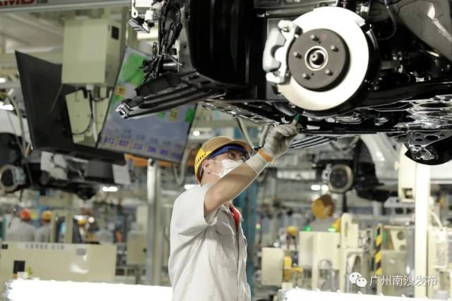 广汽丰田生产线