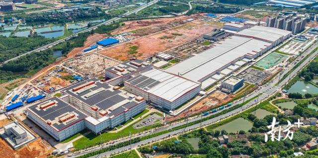 宁德时代肇庆工厂。