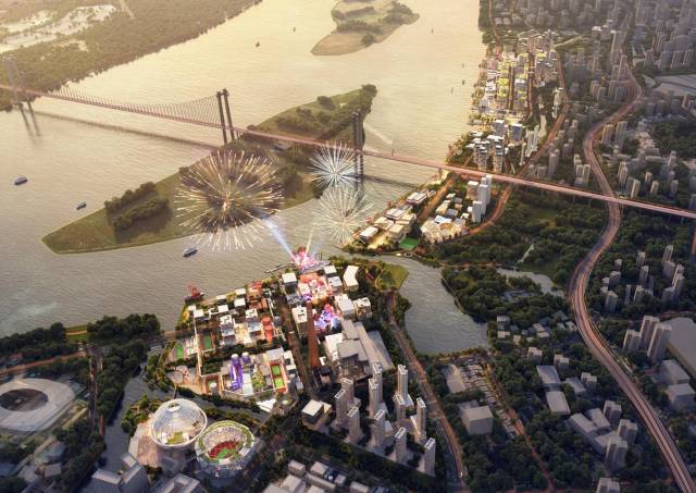 “科技长滩”远景规划效果意向图