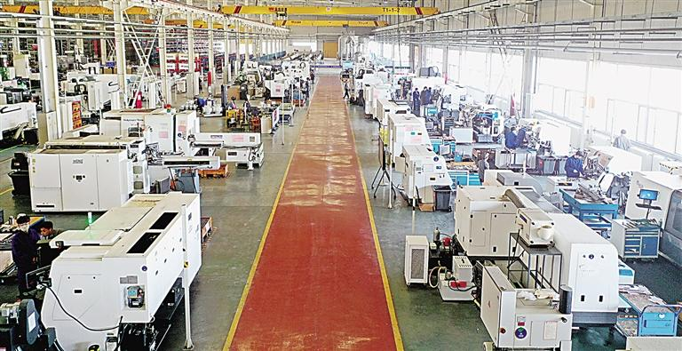 吴忠仪表智能化车间。