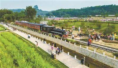 黄埔区迳下村田园风光吸引了许多游客