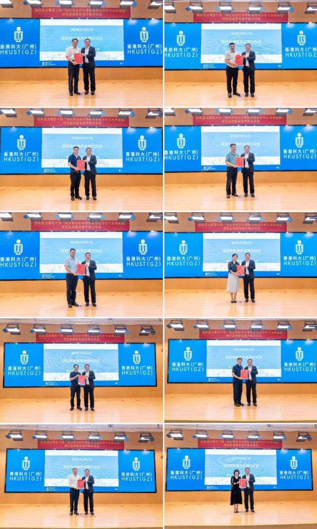 倪明选校长为在场委员会专家颁发聘书。