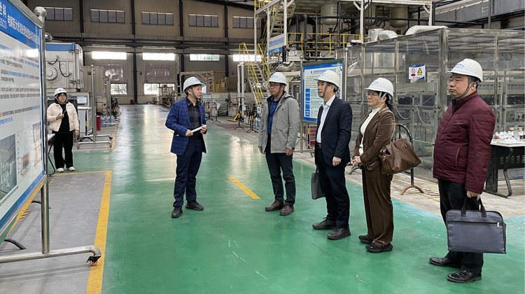 服务团在广西博世科环境科技有限公司了解环保技术中试情况