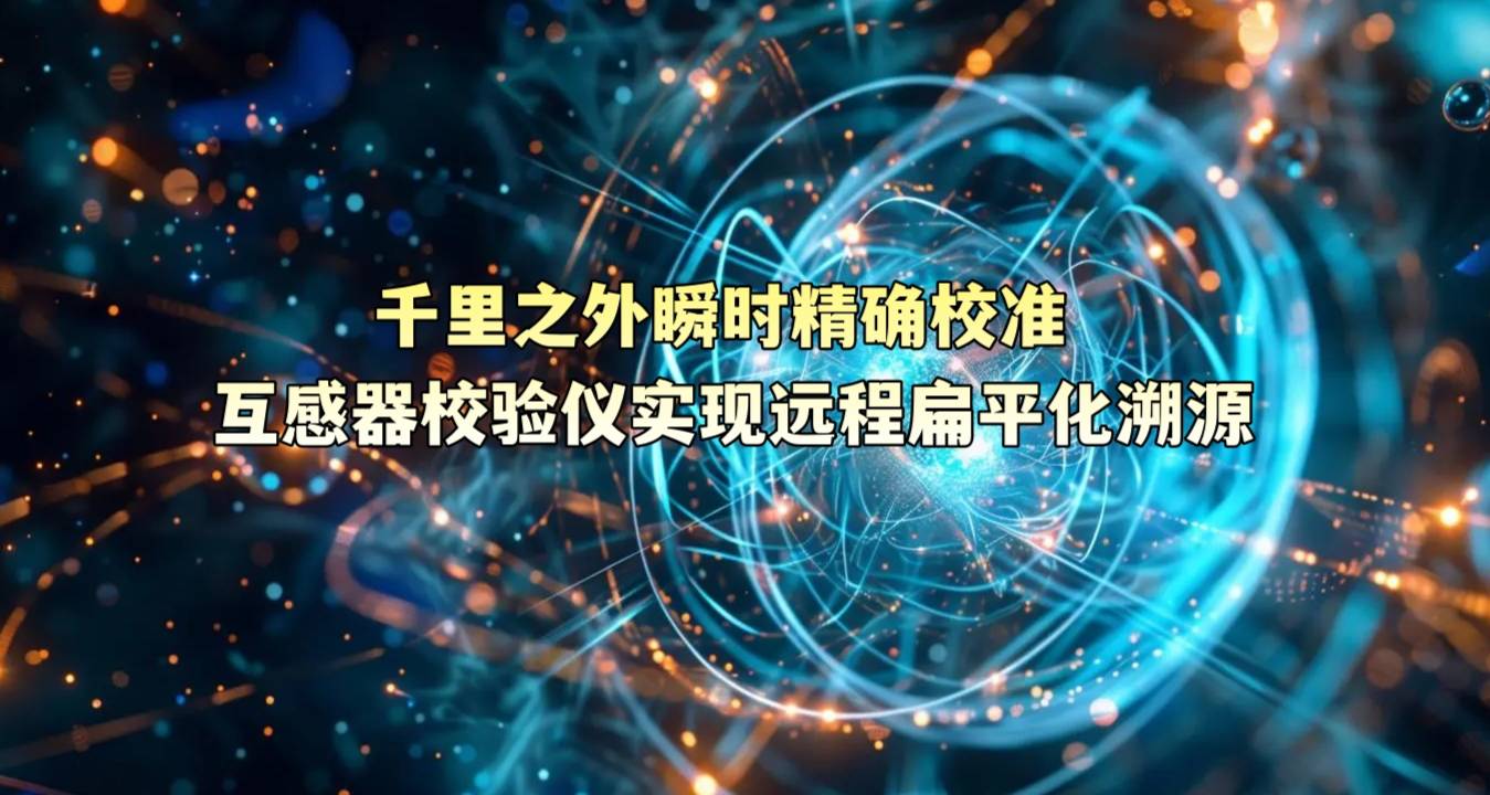 千里之外瞬时精确校准 互感器校验仪实现远程扁平化溯源